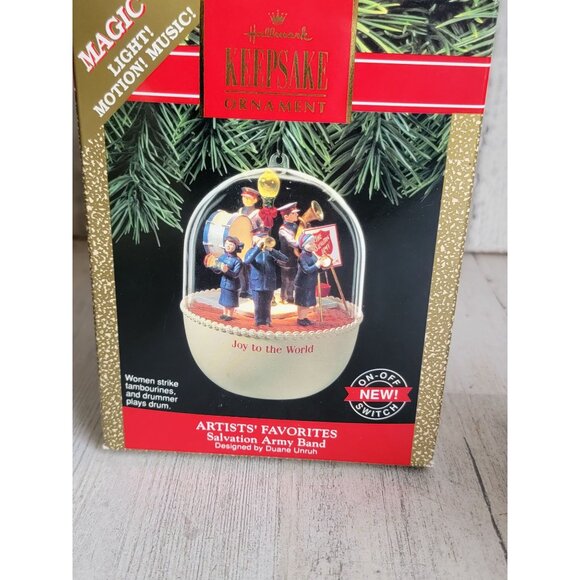 Hallmark vintage Salvation Army band magic ornament Xmas - Picture 7 of 7
